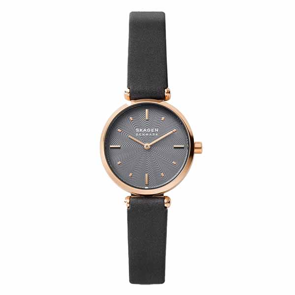 Buy SKAGEN Amberline Two-Hand Charcoal Eco Leather Watch (SKW2995 ...