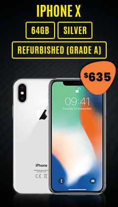 Buy Apple iPhone X - 64GB - Silver - Refurbished [Grade A] Online 