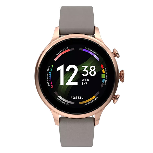 Buy Fossil Gen 6 Smartwatch Grey Leather (FTW6079) Online - POP Phones ...