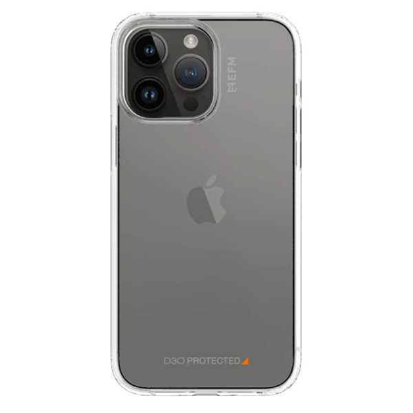 EFM Alta Pure Case Armour with D3O Crystalex (Suits iPhone 13/14 Series) - Clear
