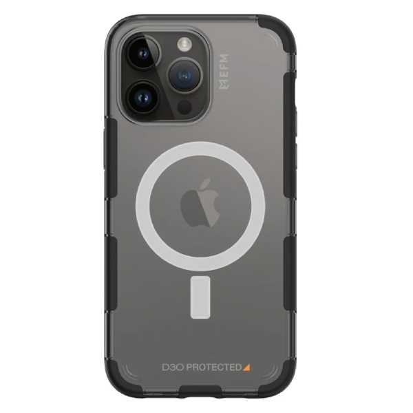 EFM Cayman Case Armour with D3O 5G Signal Plus (Suits iPhone 13/14 Series) - Carbon