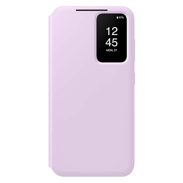 Samsung Smart Clear View Wallet Cover Case (Suits Galaxy S23/S23+) - Lilac