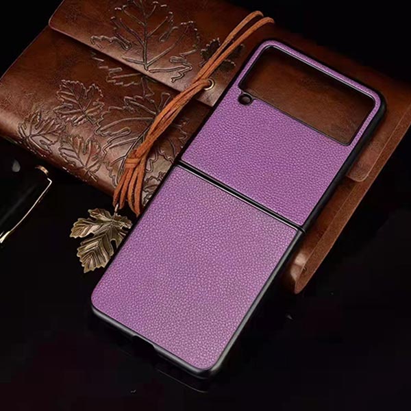 Samsung Galaxy Z Flip 4 5G Leather Hard Back Case