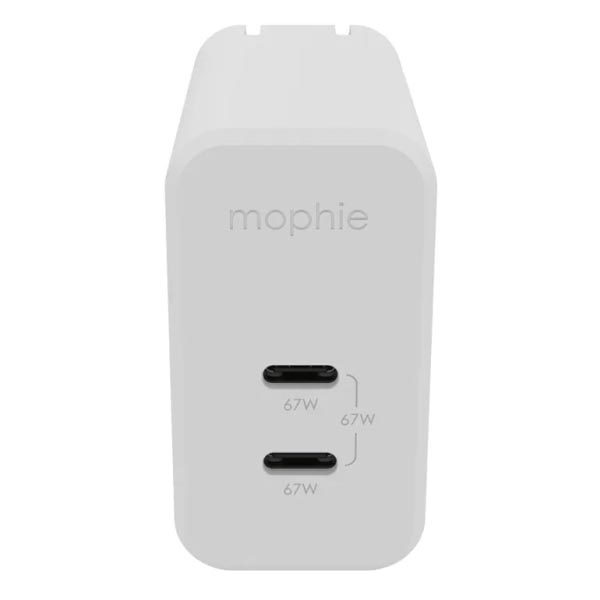 Mophie GaN Power Adaptor USB-C PD Dual 67W