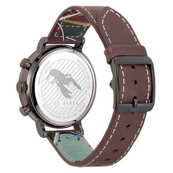 Ted Baker Marteni Brown Leather Strap Watch (BKPMRF902)
