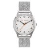 Ted Baker Manhatt Silver Mesh Watch (BKPMHS001)