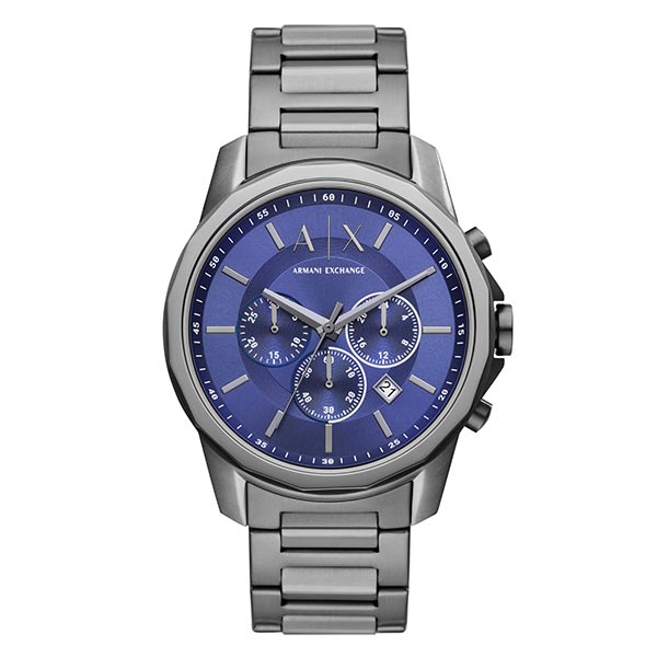 Armani Exchange Chronograph Gunmetal Stainless Steel Men's Watch (AX1731)
