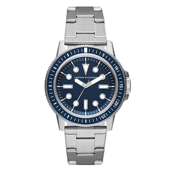 Armani Exchange leonardo Blue and Silver Men's Watch (AX1861)