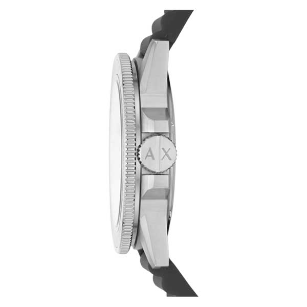 Armani Exchange Three-Hand Gray Silicone Men's Watch (AX1862)