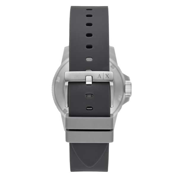 Armani Exchange Three-Hand Gray Silicone Men's Watch (AX1862)