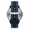 Armani Exchange Chronograph Black and Blue Silicone Watch - (AX2441)