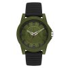 Armani Exchange Three-Hand Black Silicone Men's Watch (AX2527)