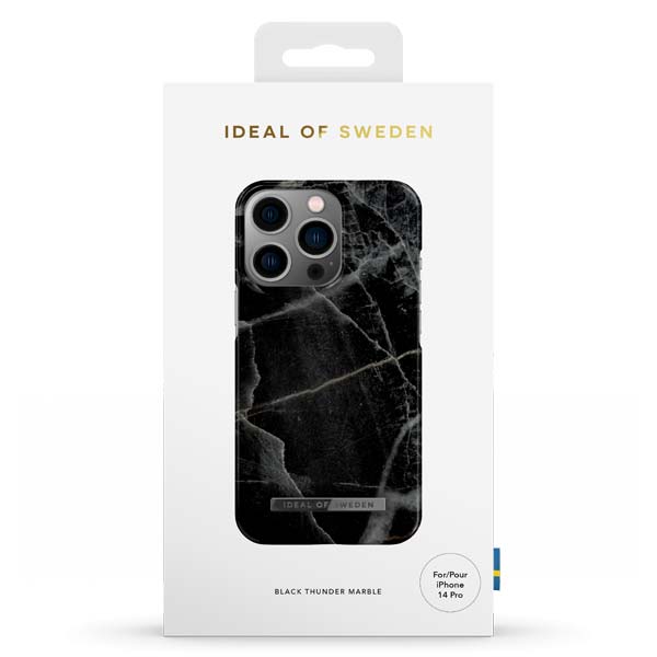 Ideal of Sweden Black Thunder Marble Case