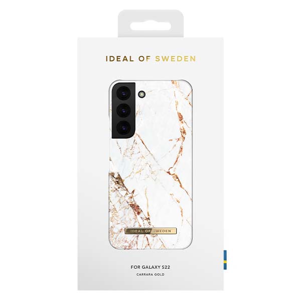 Ideal of Sweden Carrara Gold Case (Suits Samsung Galaxy S22-S22 Plus)