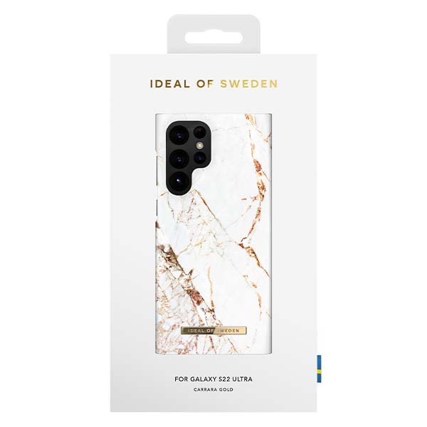 Ideal of Sweden Carrara Gold Case (Suits Samsung Galaxy S22 Ultra)