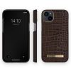 Ideal of Sweden Deep Walnut Croco Case (Suits iPhone 14 Plus)