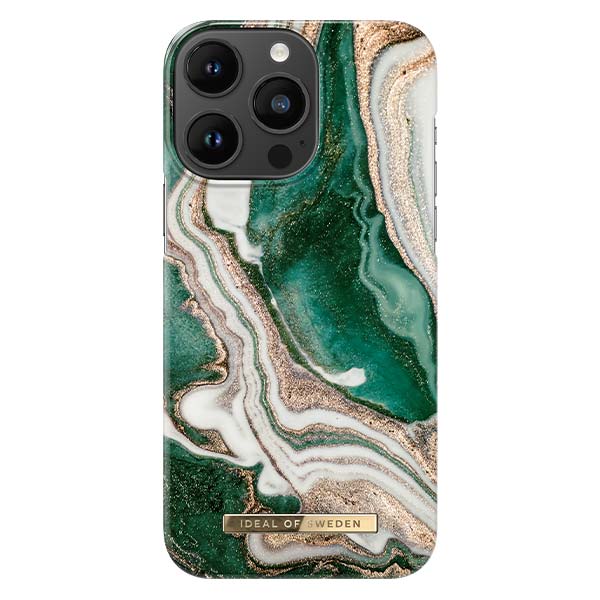 Ideal of Sweden Golden Jade Marble Case (Suits iPhone 14 Pro/14 Pro Max)