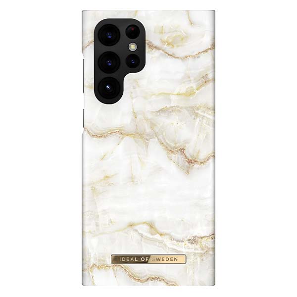 Ideal of Sweden Golden Pearl Marble Case (Suits Samsung Galaxy S22 Ultra)