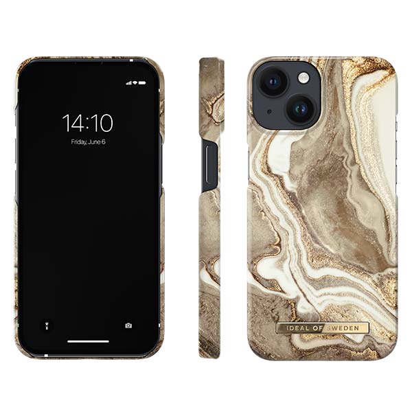 Ideal of Sweden Golden Sand Marble Case (Suits iPhone 14/14 Plus)