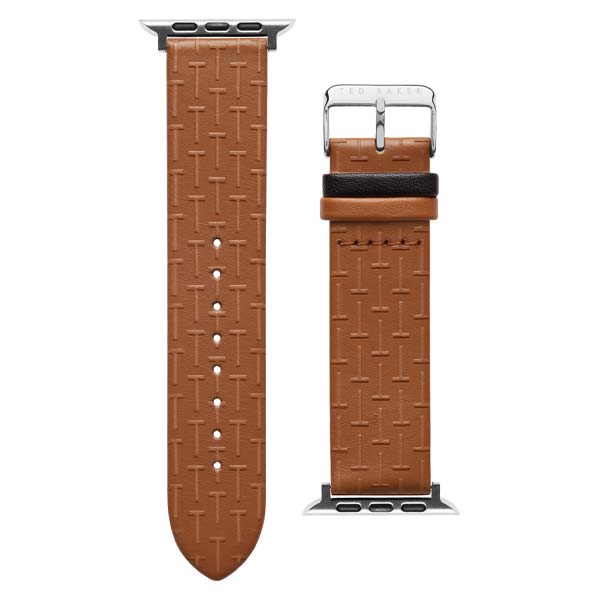 Ted Baker Carbom Leather Strap Watch(BKS42F133) - Brown