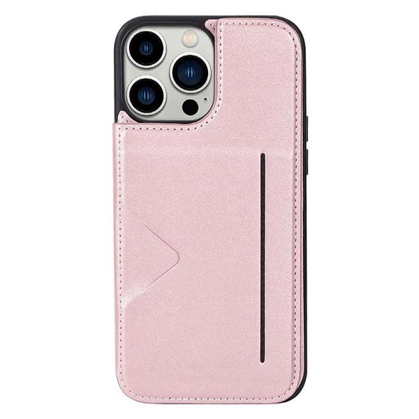 Soka Hanman Card Leather Case - Rose Gold