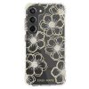 Case-Mate Floral Gems Antimicrobial Case(Suits Samsung Galaxy S23/S23+) - Clear/ Gold