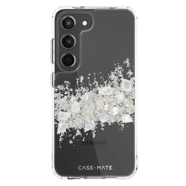 Case-Mate Karat Antimicrobial Case(Suits Samsung Galaxy S23/S23+) - Pearl
