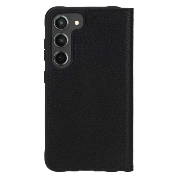 Case-Mate Wallet Folio Antimicrobial Case(Suits Samsung Galaxy S23/S23+) - Black