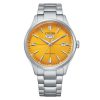 Citizen Automatic Yellow Dial Silver Stainless Steel Men Watch (NH8391-51Z)