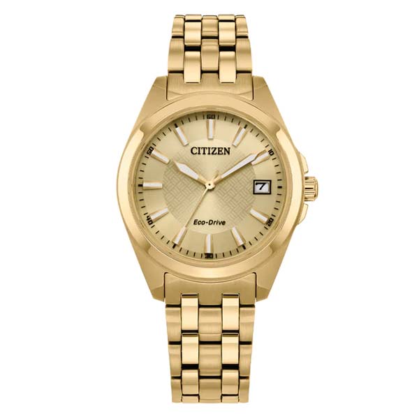 Citizen Peyten Champagne Dial Stainless Steel Bracelet Womens Watch (EO1222-50P)