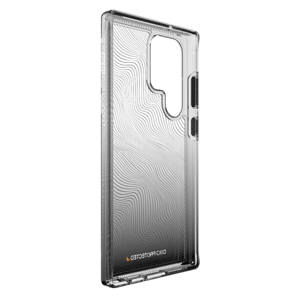 EFM Aspen Case Armour with D3O Crystalex (Suits Samsung Galaxy S23 Ultra) - Black Gradient