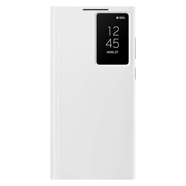 Samsung Smart Clear View Cover (Suits Galaxy S22 Ultra)-White