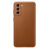 Samsung Leather Back Case (Suits Galaxy S21+ 5G) - Brown