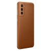 Samsung Leather Back Case (Suits Galaxy S21+ 5G) - Brown