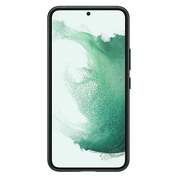 Samsung Leather Cover (Suits Galaxy S22) - Forest Green