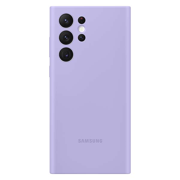 Samsung Silicone Cover (Suits Galaxy S22 Ultra) - Fresh Lavender