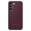 Samsung Smart Clear View Cover (Suits Galaxy S22) - Burgundy