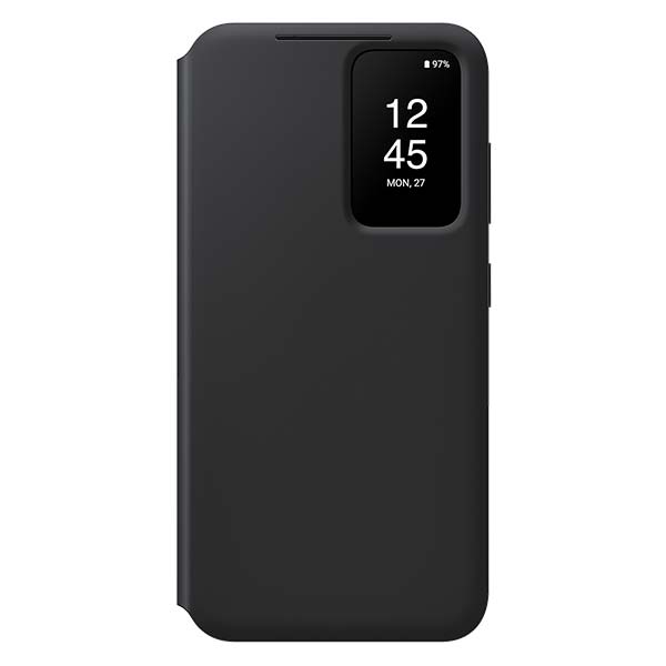 Samsung Smart Clear View Wallet Cover Case (Suits Galaxy S23/S23+) - Black