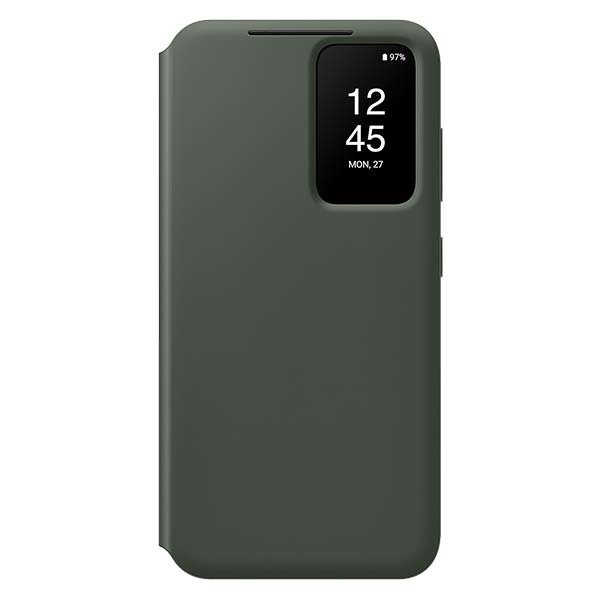 Samsung Smart Clear View Wallet Cover Case (Suits Galaxy S23/S23+) - Khaki