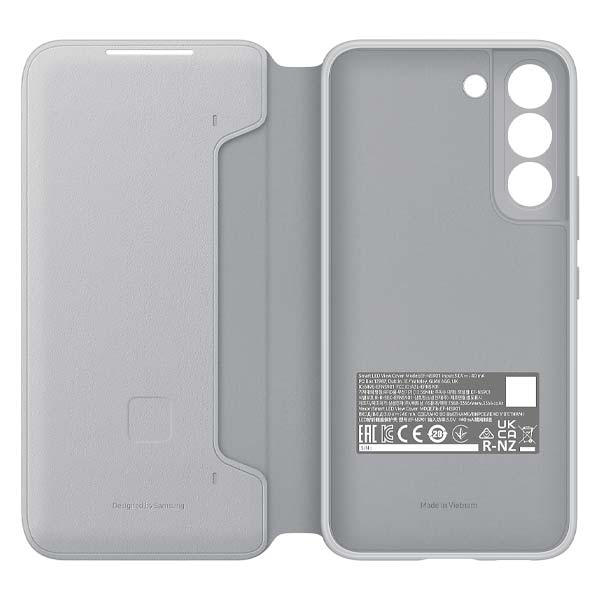 Samsung Smart LED View Cover (Suits Galaxy S22) - Light Grey