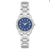 Bulova Blue Dial Classic Stainless Steel Women's Watch (96R251)