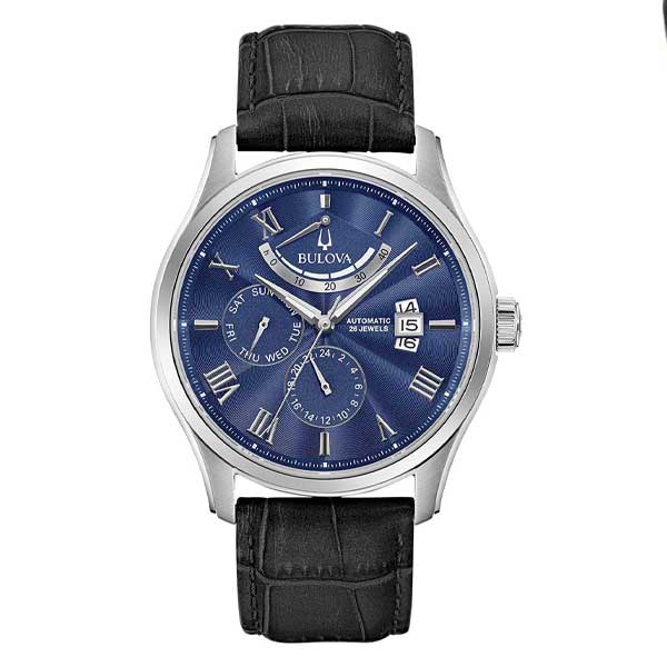 Bulova Blue Dial Classic Wilton Automatic Men's Watch (96C142)