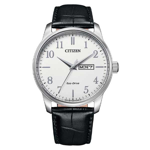 Citizen Eco-Drive Stainless Steel White Dial Men's Watch (BM8550-14A)