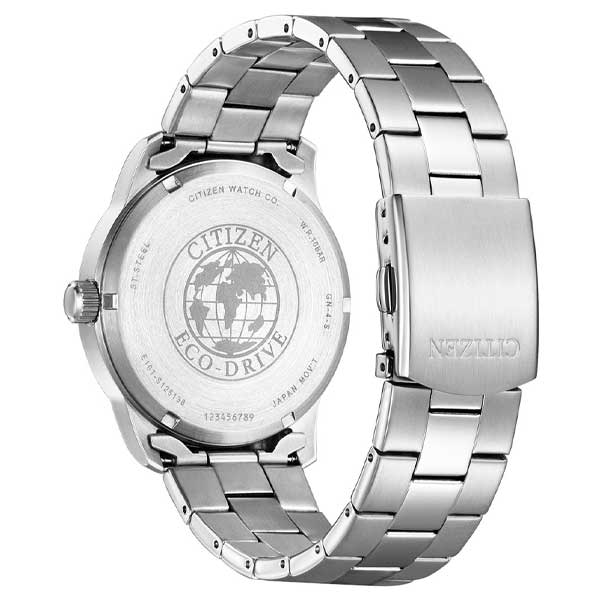 Citizen Eco-Drive White Dial Stainless Steel Men's Watch (BM8550-81A)