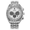 Citizen Silver-Tone White Dial Chronograph Men's Watch (CA4540-54A)