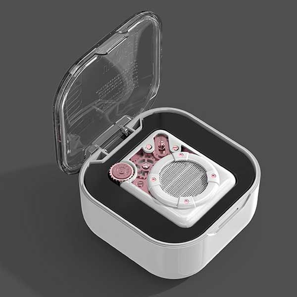 Divoom Espresso Portable Compact Wireless Bluetooth Speaker - White
