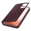 Samsung Smart Clear View Cover (Suits Galaxy S22+) - Burgundy