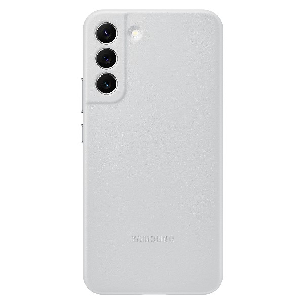 Samsung Leather Cover (Suits Galaxy S22+) - Light Gray