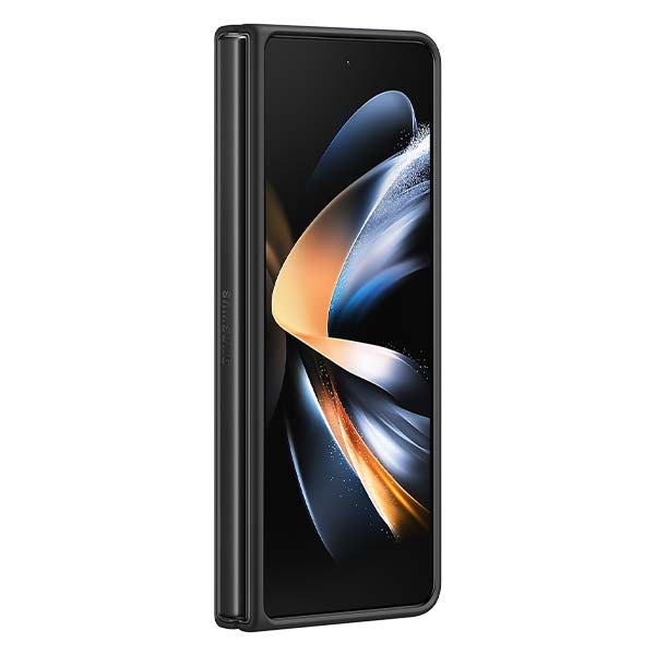 Samsung Leather Cover (Suits Galaxy Z Fold4) - Black