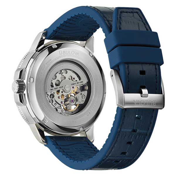 Bulova Marine Star Blue Dial Automatic Men's Watch (96A291)